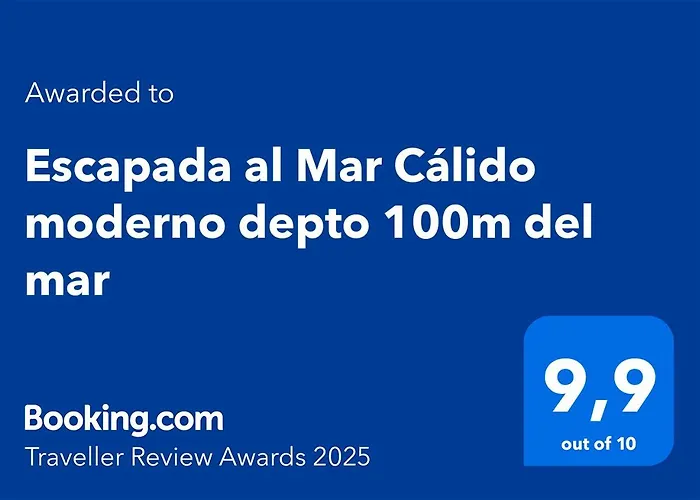 Escapada Al Mar Calido Moderno Depto 100M Del Mar