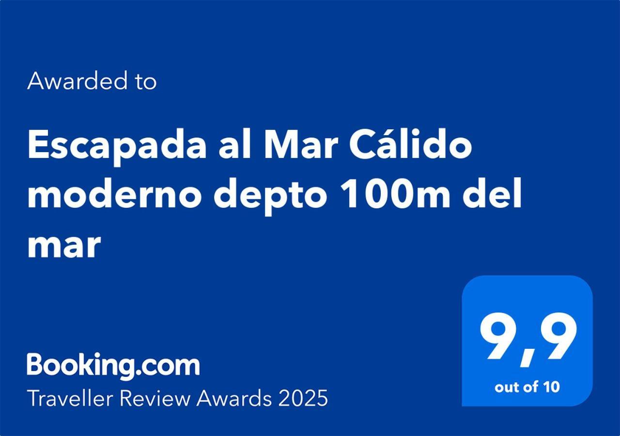 Escapada Al Mar Calido Moderno Depto 100m Del Mar Apartamento